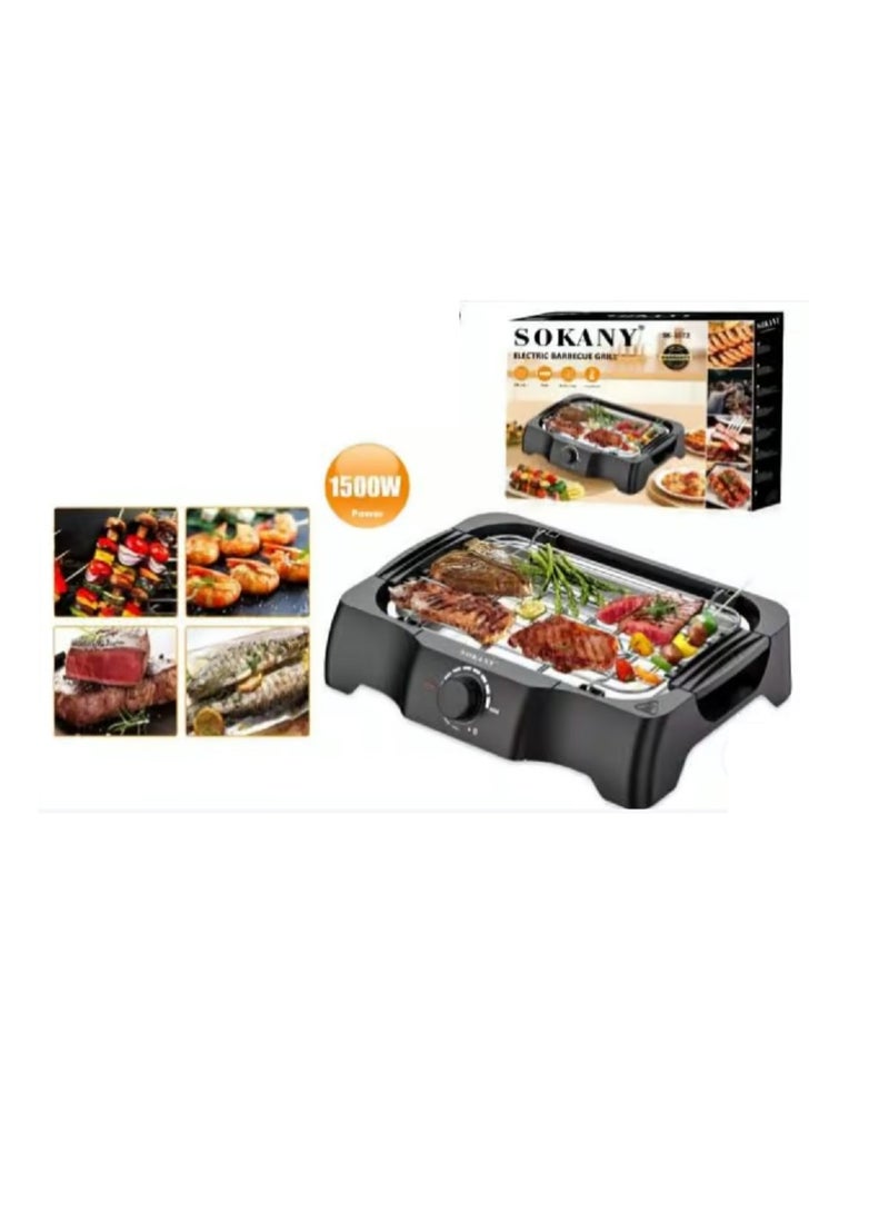 sokany Electric grill - 1500W with adjustable temperature (SK-3572) - Image 1